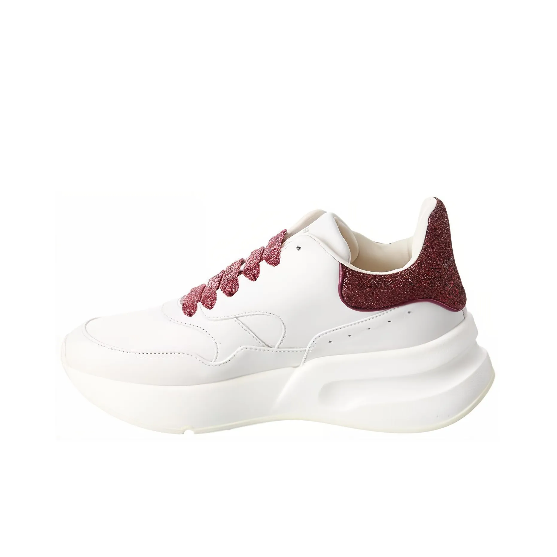Alexander McQueen Low top Running Shoes Women's White Red