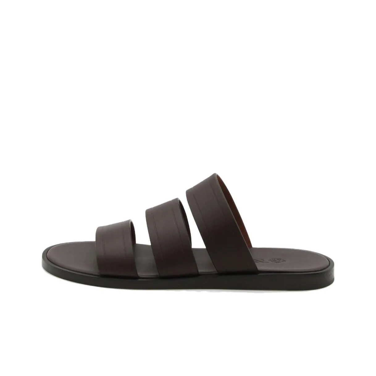 Loro Piana Slip Resistant Slide Slippers Men's Brown