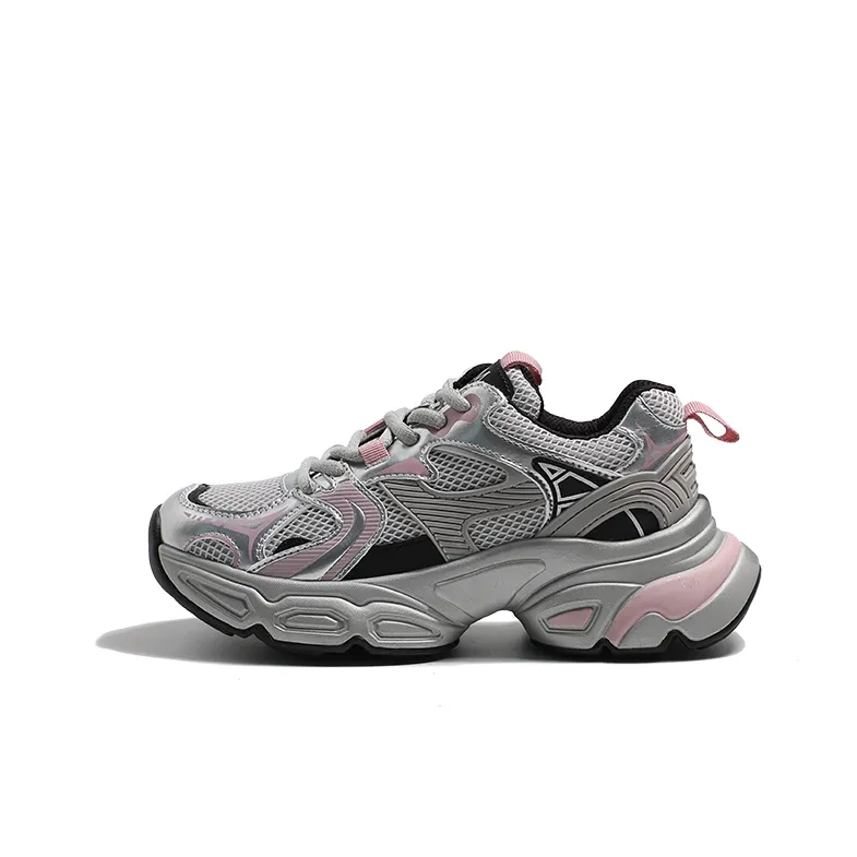 MIS. DANNY Low Top Chunky Sneakers Women's Pink