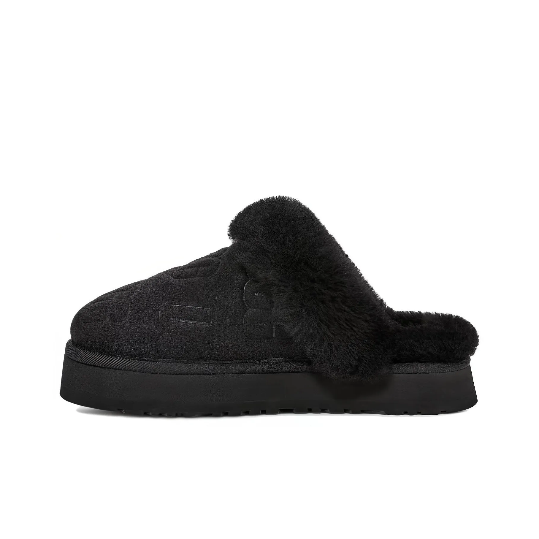 UGG Disquette Felted Slipper 'Black' Women's