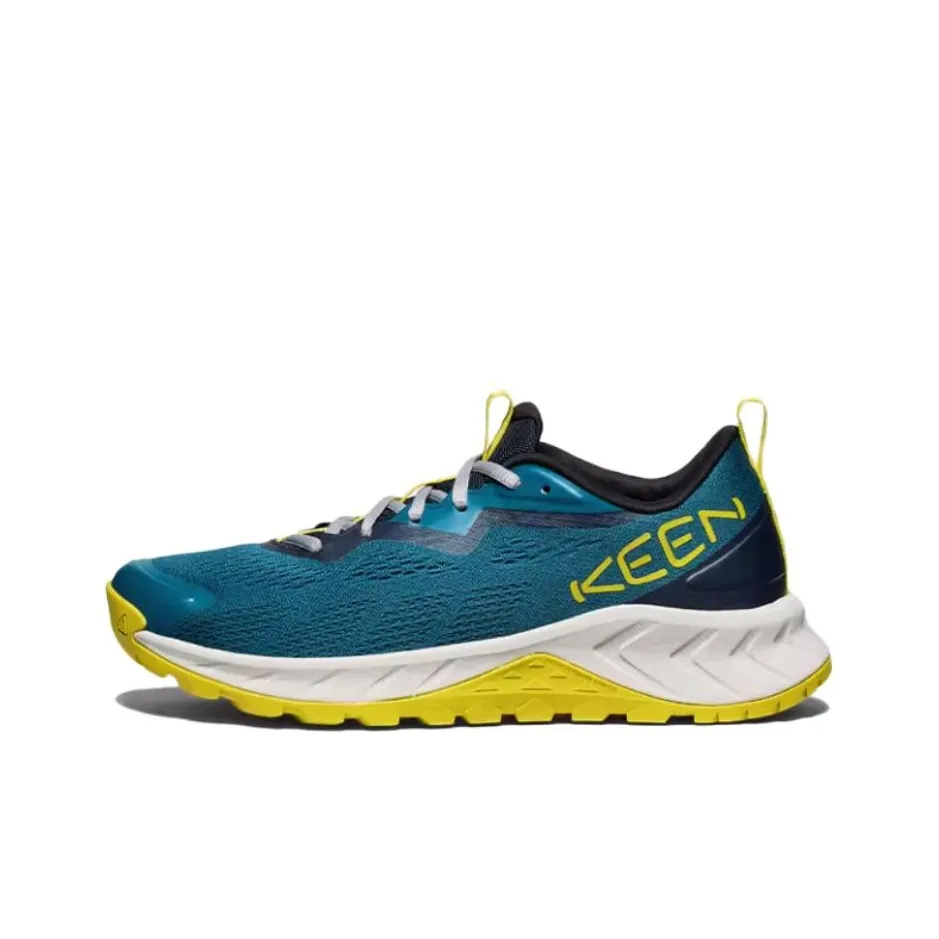 KEEN VERSACORE SPEED Амортизаторы Slip-Resistant Низкий Топ Альпинизм Походная обувь Мужская Синий Желтый