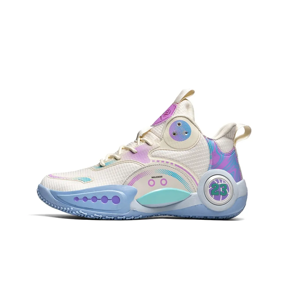 Черные кроссовки для баскетбола с высоким верхом и хвостом оленя унисекс