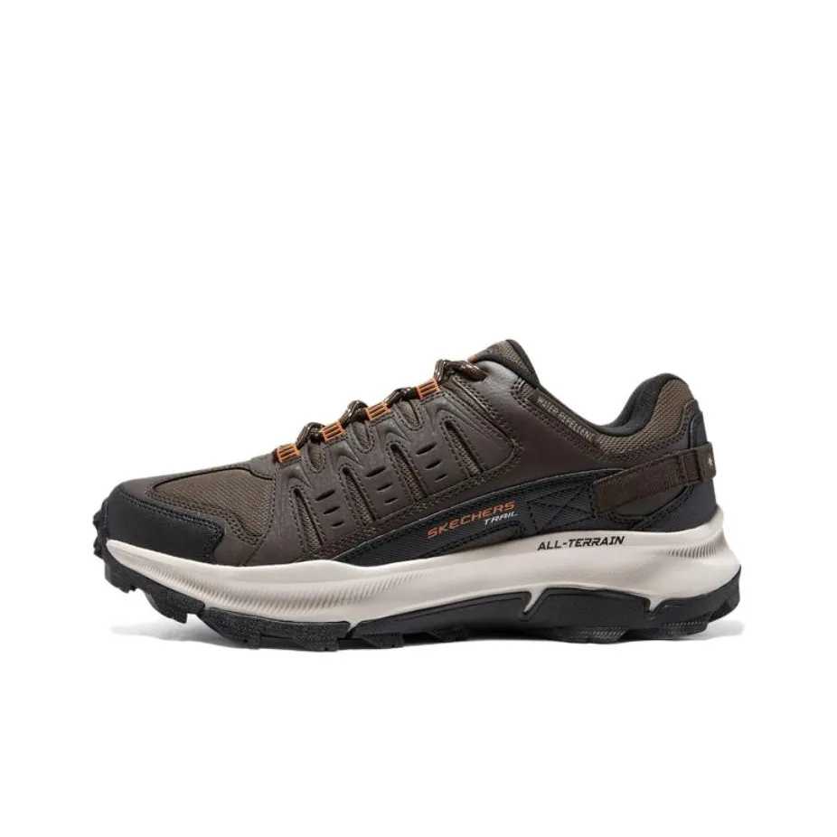 Skechers Амортизация Устойчивый к истиранию Водонепроницаемый Низкий Топ Уличная Обувь Мужская Коричневый