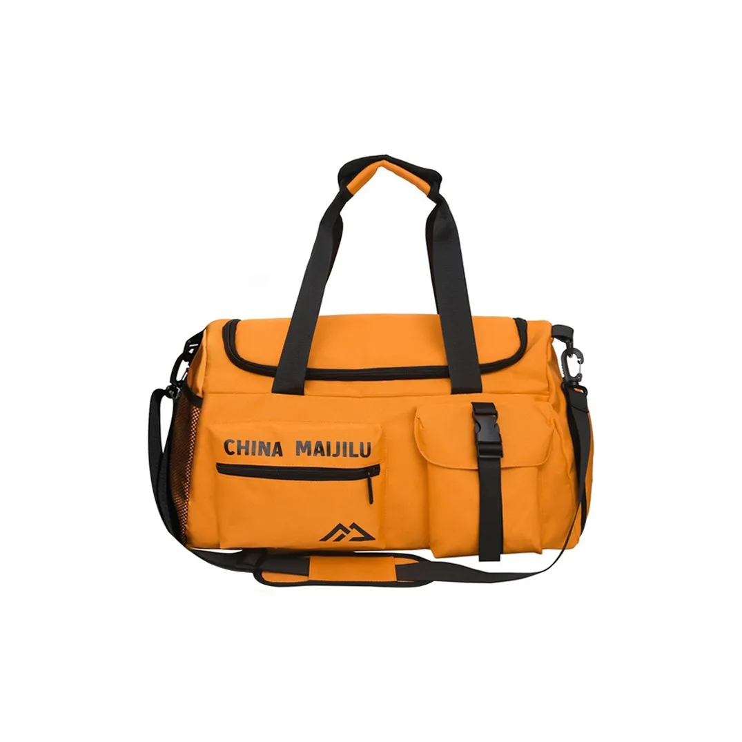 SWIMADE Nylon Travel Bag, Gym Bag, Luggage Bag, Handbag Regular Unisex Black/Gray/Yellow/Orange