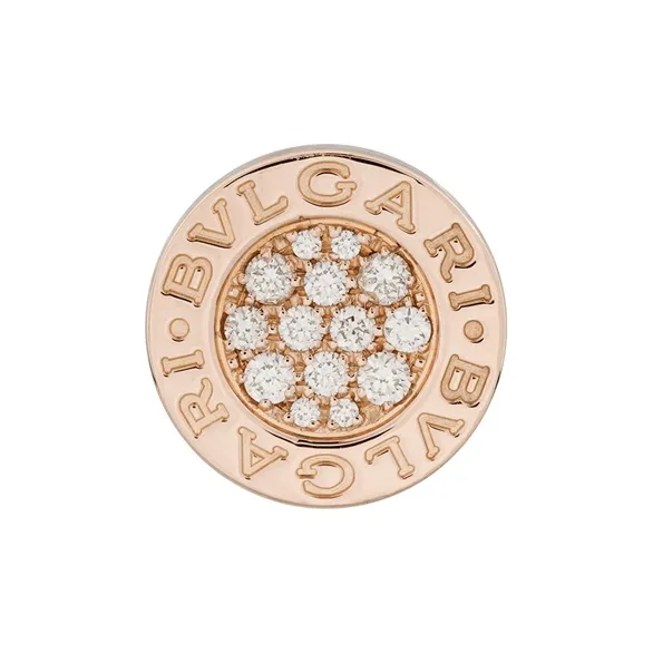 BVLGARI Series 18K Rose Gold Earrings Unisex