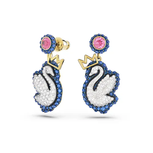 Swarovski Серьги "Лебедь" Женские