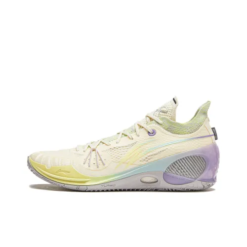 LINING Wade 808 3 Баскетбольные кроссовки Низкие Топ Экрю Мужские