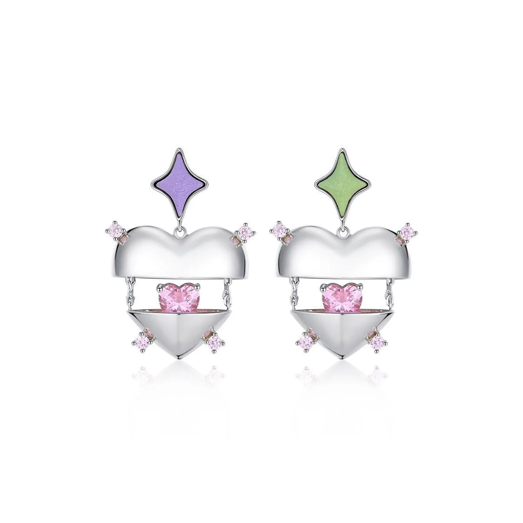 Серьги VAN GOGH Серебряные Женские