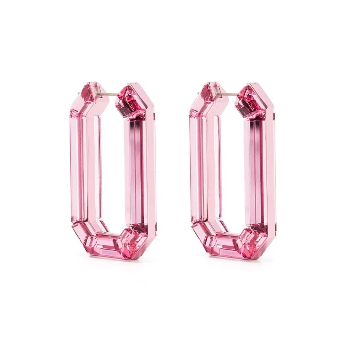 Swarovski Lucent Geometric Hoops