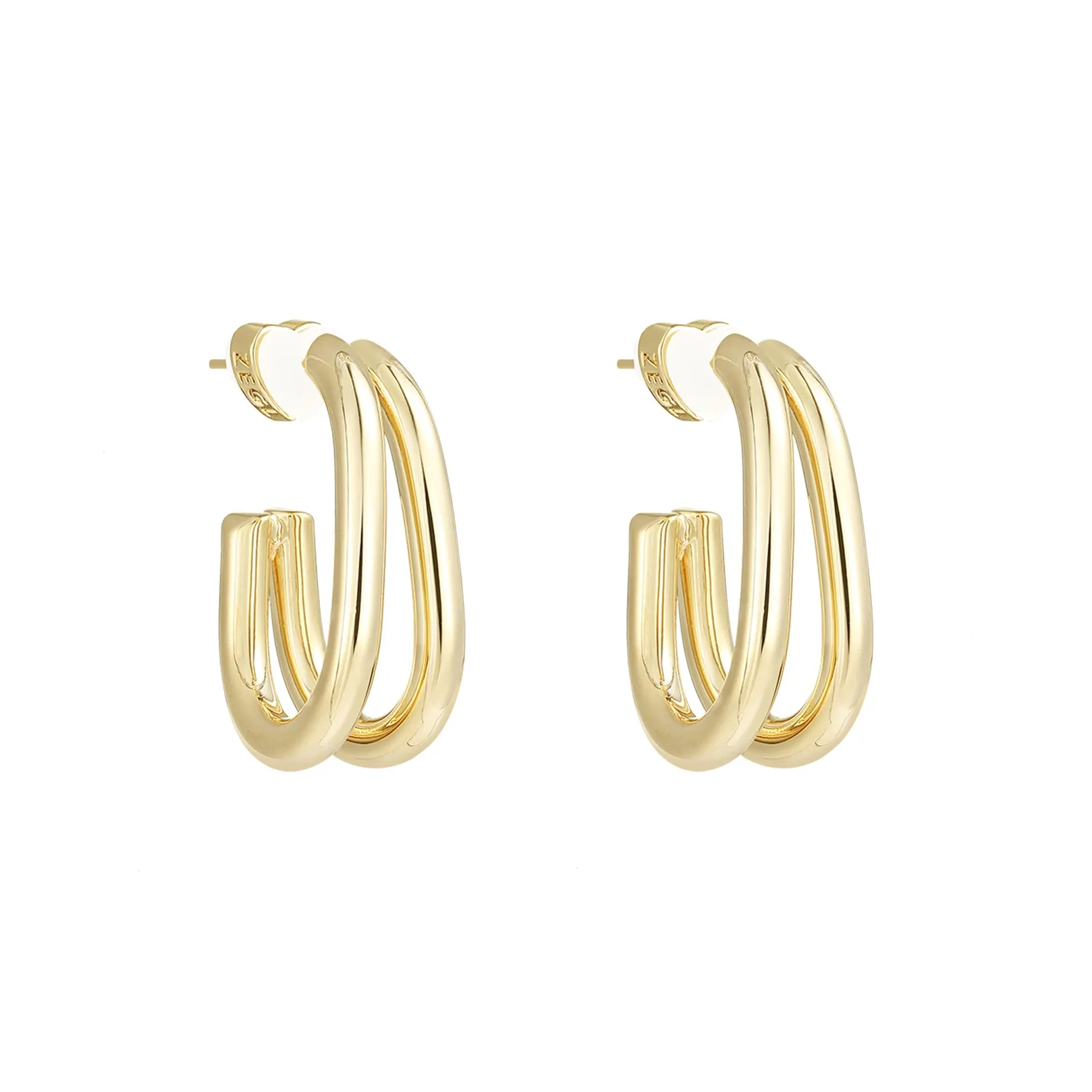 ZEGL Серебро S925 Серьги-гвоздики Женские