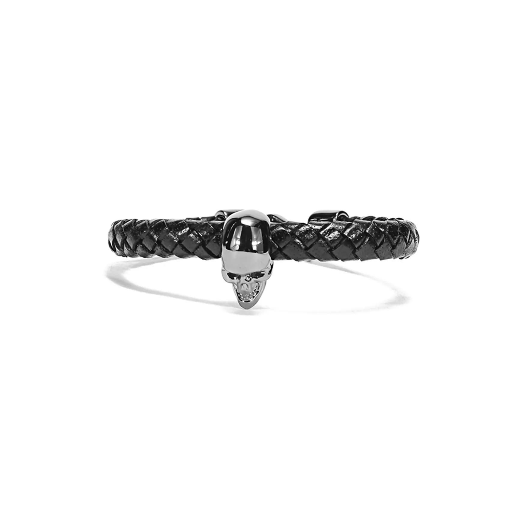Alexander McQueen Skull Braided Bracelet