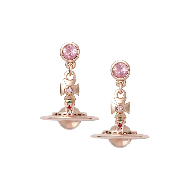 Vivienne Westwood Brass Earrings Женские Rose Gold