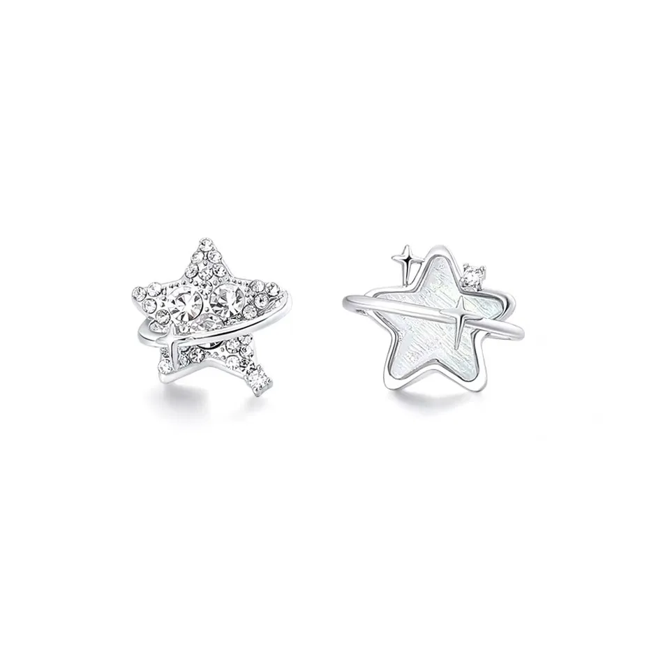 Heart Grass Серебро S925 Серьги-гвоздики Женские