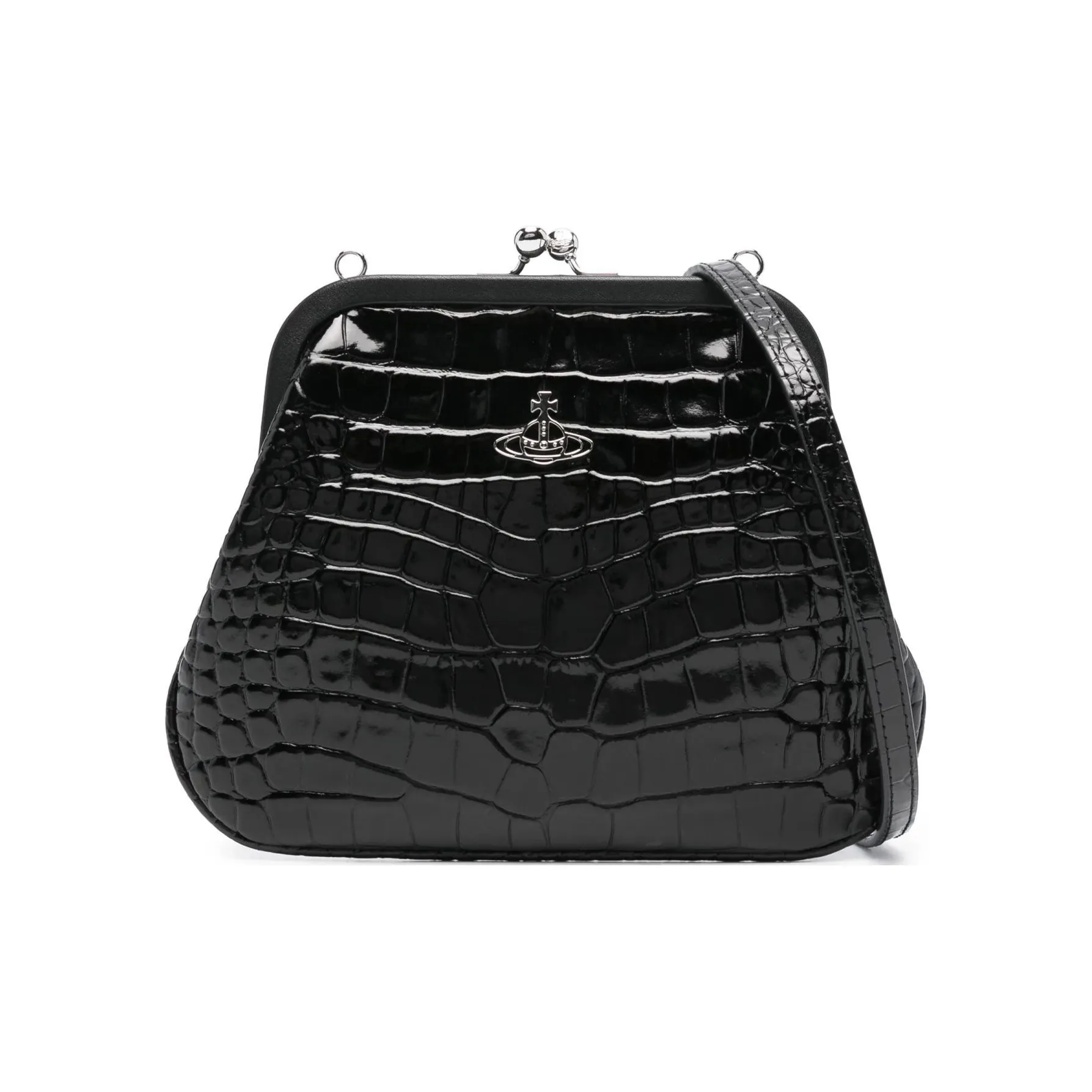 Vivienne Westwood Calfskin Clutch Women's Black