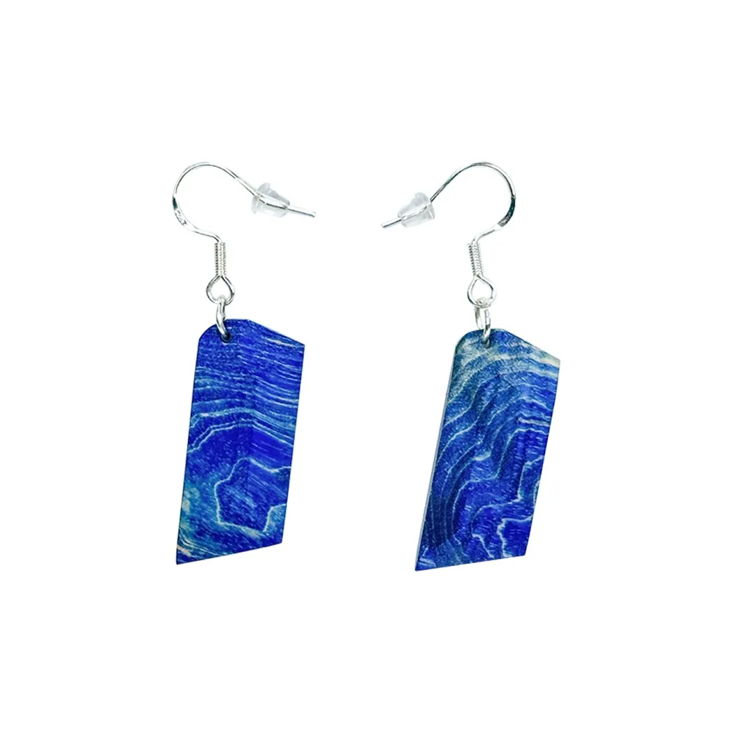 Wood Devil Стабильные деревянные серьги унисекс