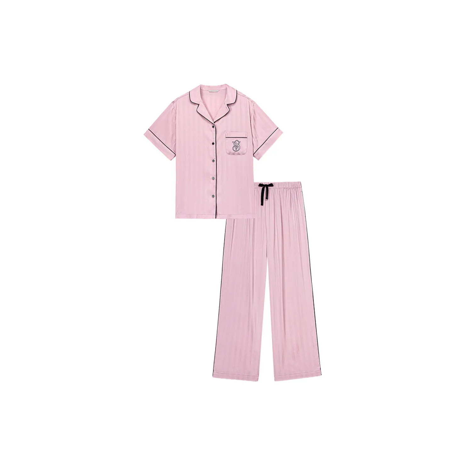 Victoria's Secret Pajama Комплект Женский Розовый Фиолетовый