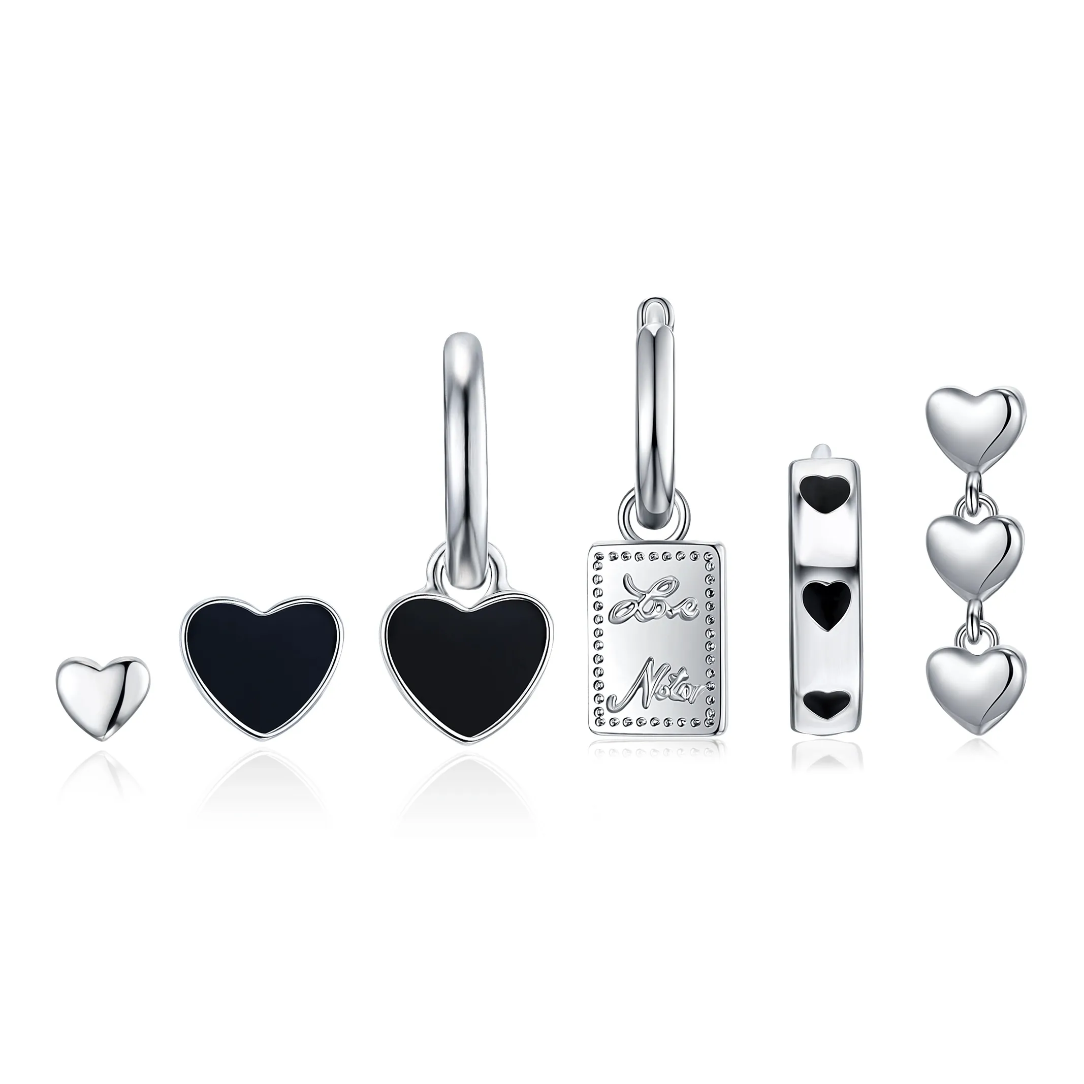 TEEX Сплав Серьги Черные Женские