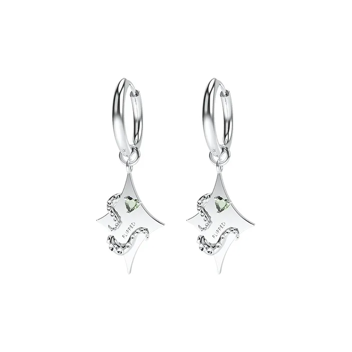 YURITAN Циркон Серьги Унисекс