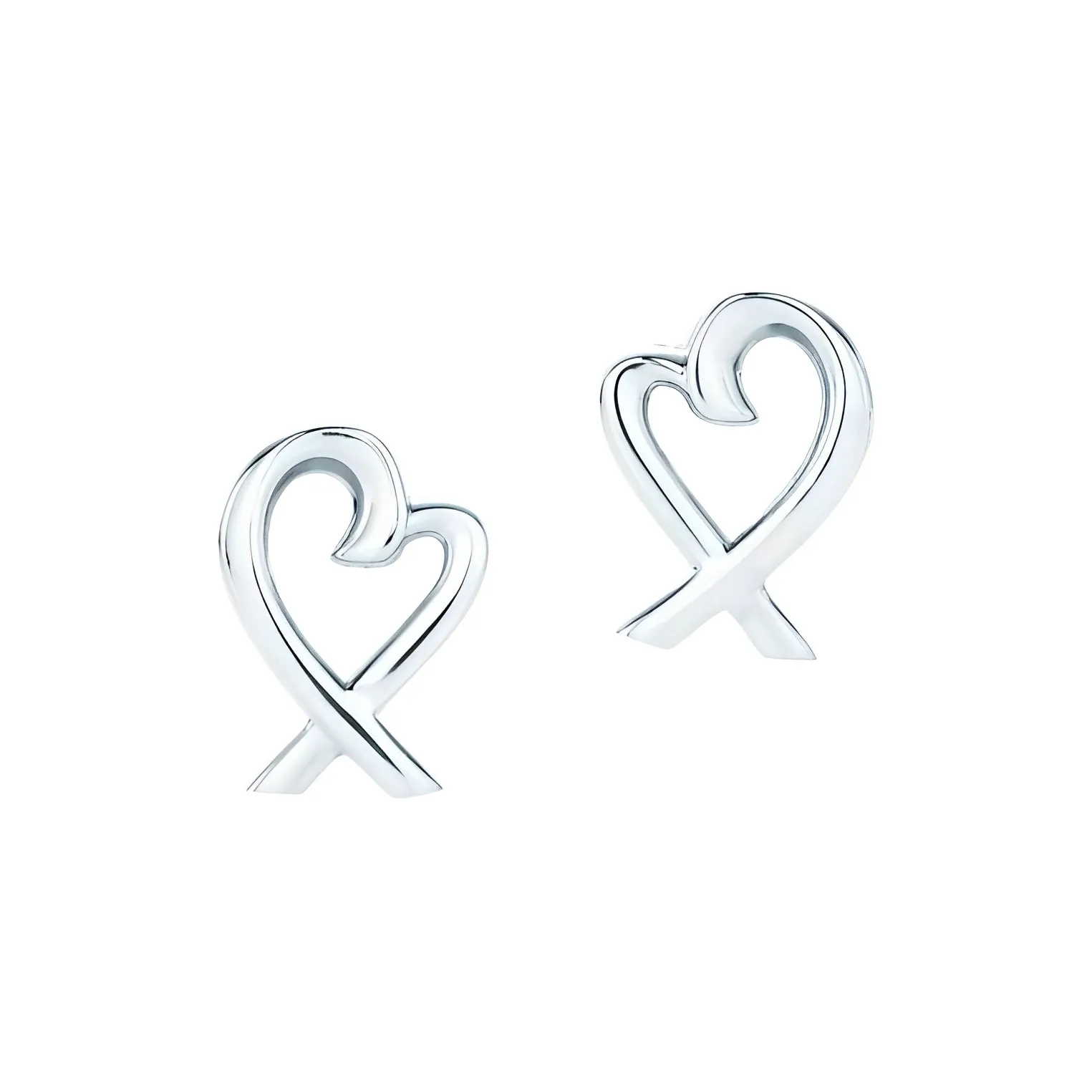 TIFFANY & CO. Paloma Picasso Earrings Women's Silver