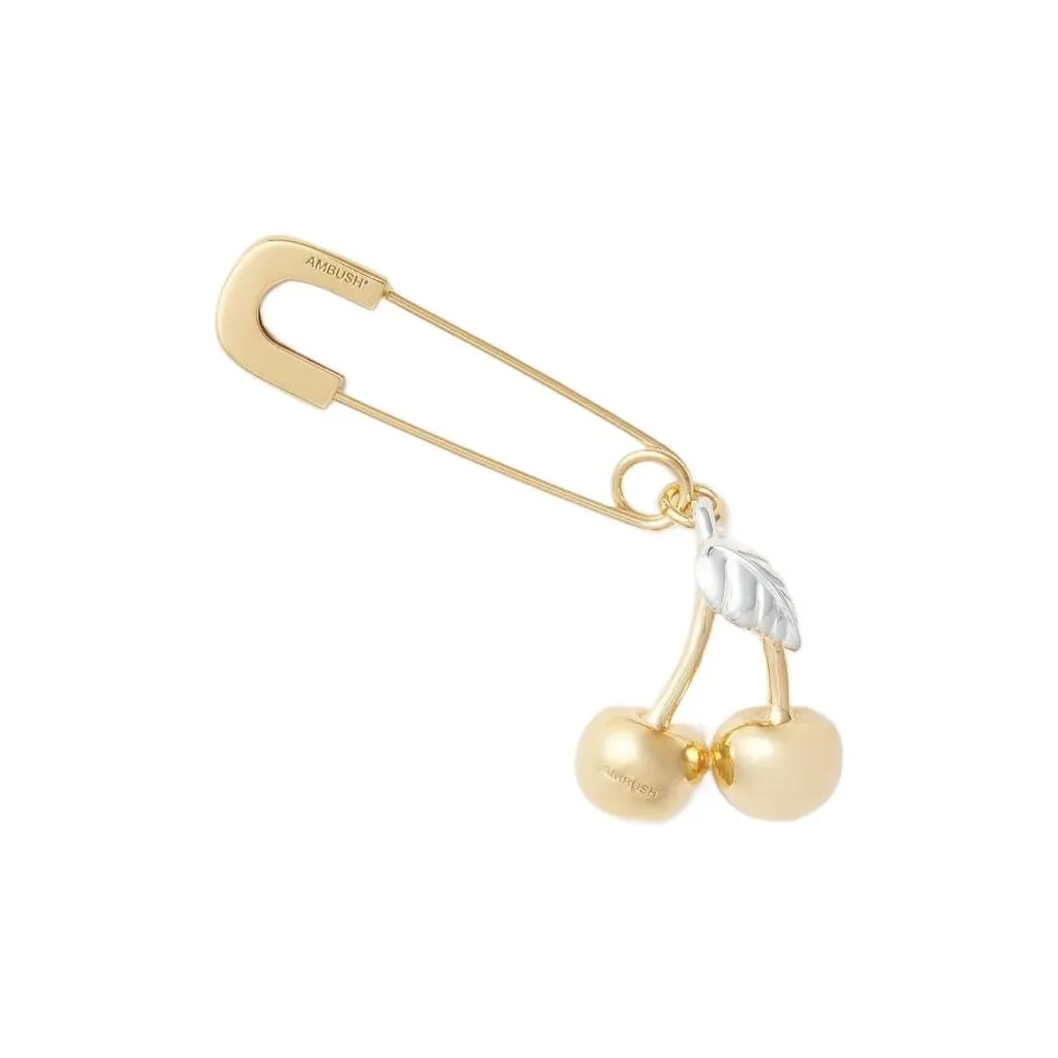 AMBUSH Серьги из бронзы Золотой Женские