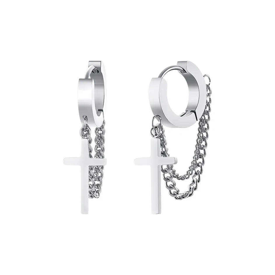 Серьги PEACE CAT из титановой стали унисекс