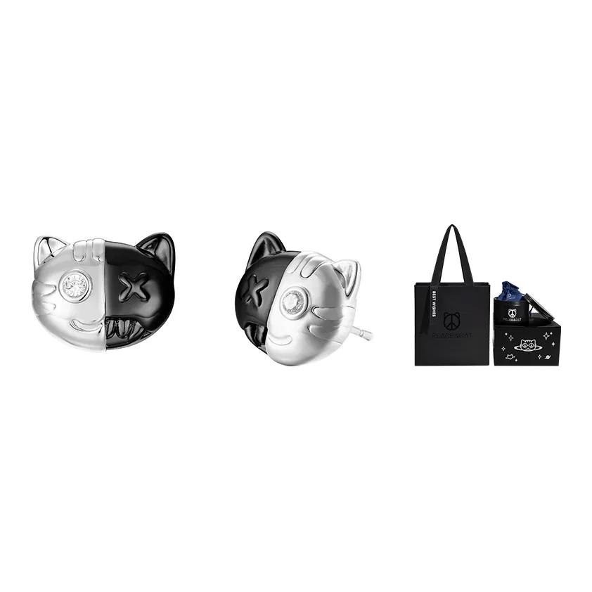 PEACE & CAT Серьги Унисекс