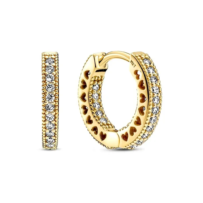 Pandora Серьги из сплава женские золотые