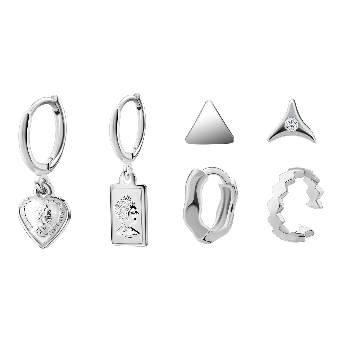 DOWER&HALL Сплав Серьги Женские