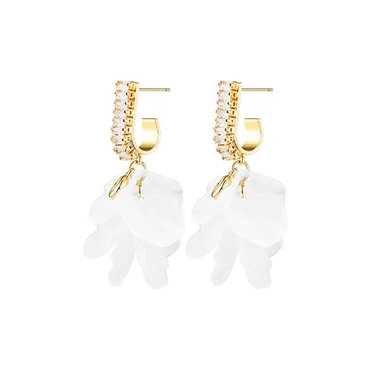 LILY LOTTY Серьги с цирконием женские золотые