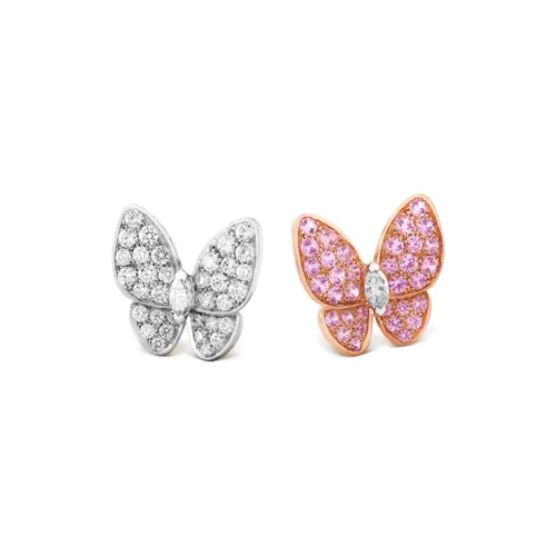 Van Cleef & Arpels Two Butterfly Series Серьги Женские