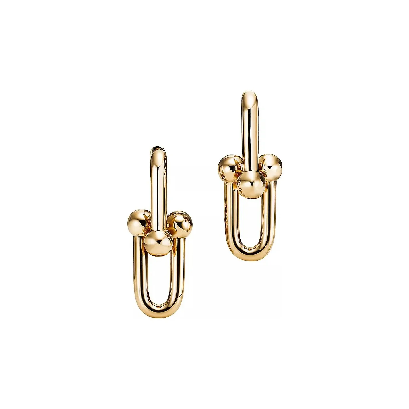 TIFFANY & CO. 18K Gold Earrings Women's Gold