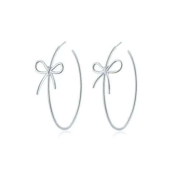 LELOUP Серьги с родиевым покрытием из меди женские серебряные