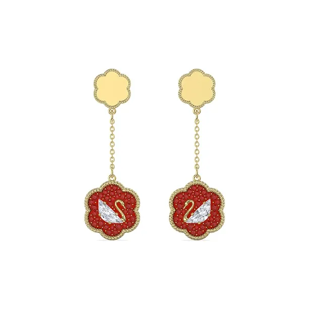 Swarovski Flower Of Fortune Earrings Women's