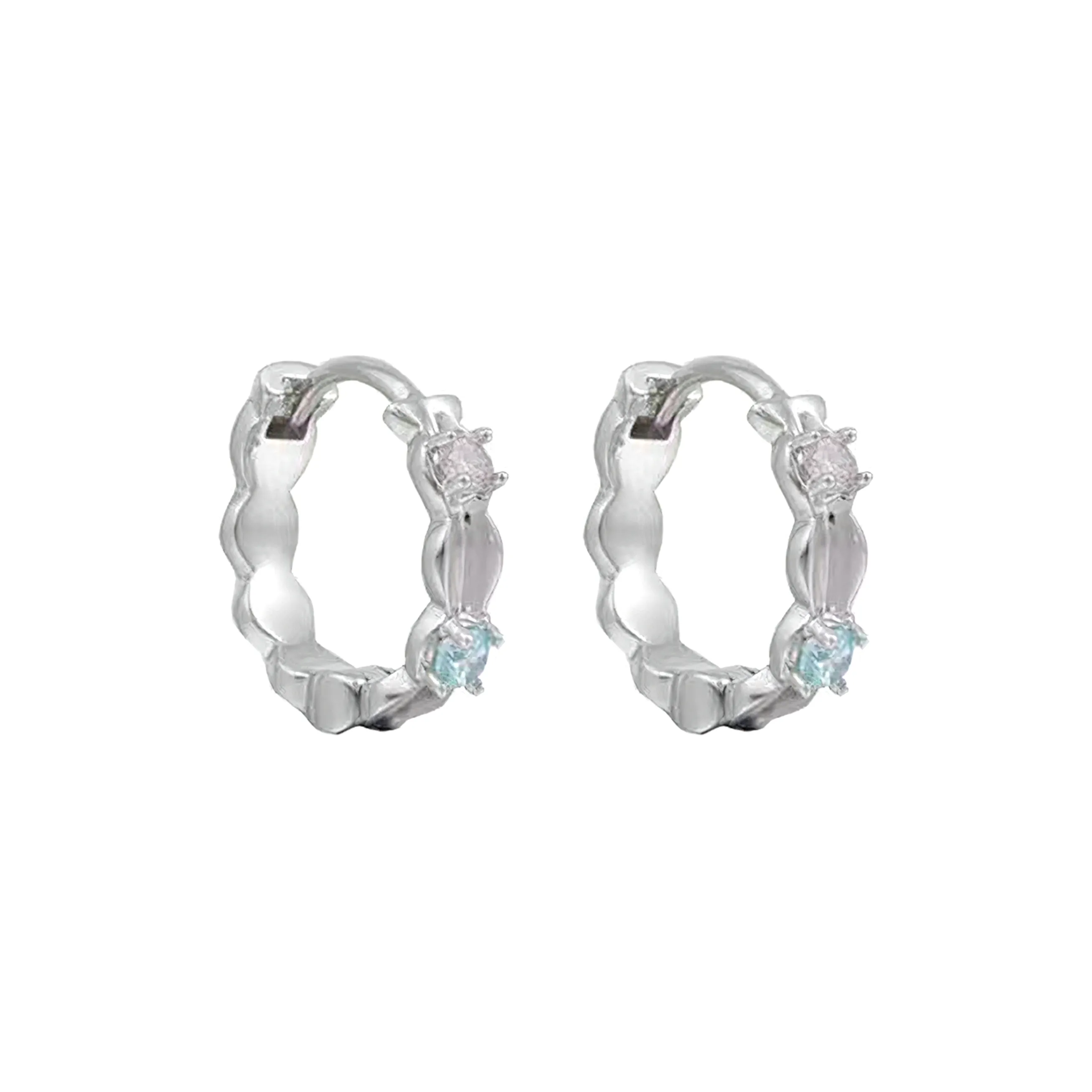 BLESSED BULLET Серьги из сплава с цирконием женские