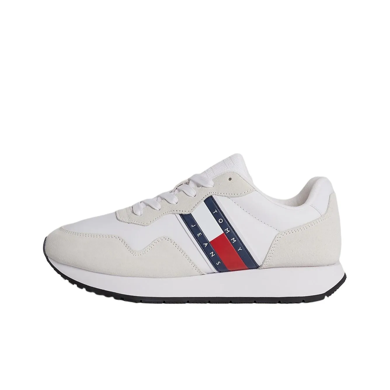 Tommy Hilfiger Устойчивый к истиранию Низкий Топ Casual Мужской Белый Серый Синий