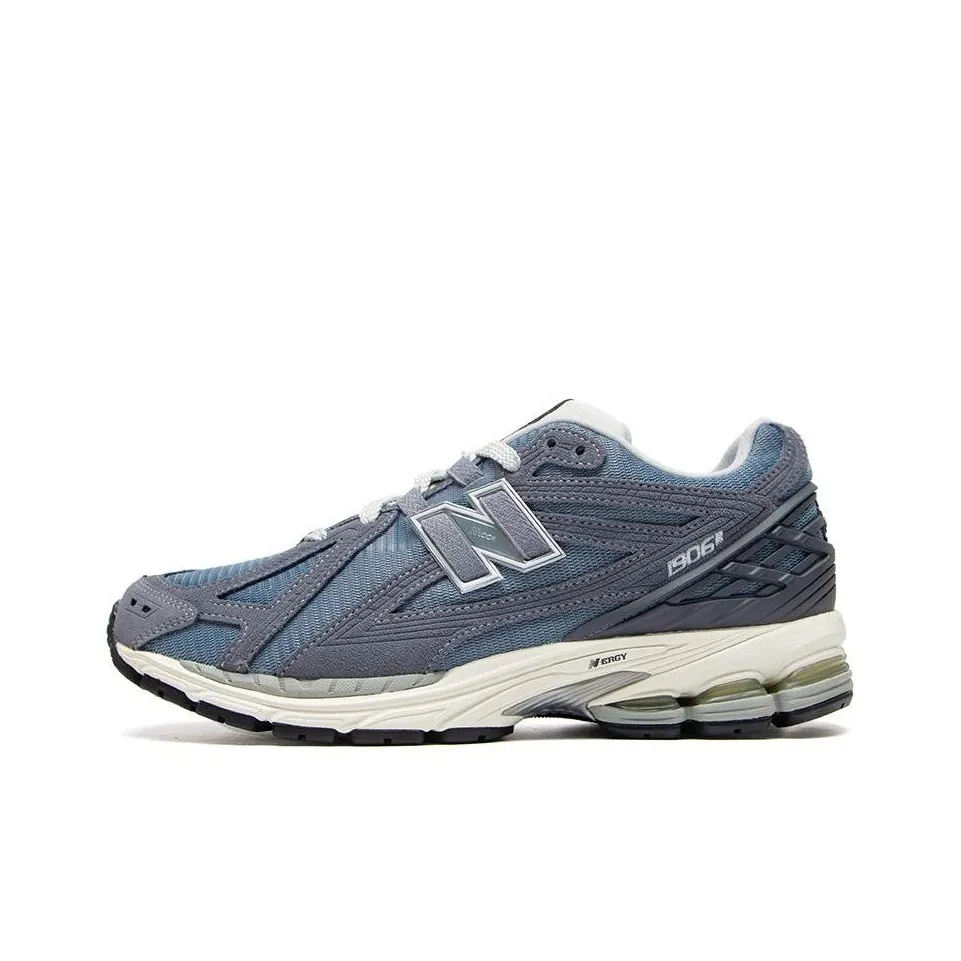 New Balance NB 1906R противоскользящие устойчивые к истиранию дышащие низкие повседневные беговые кроссовки унисекс серые