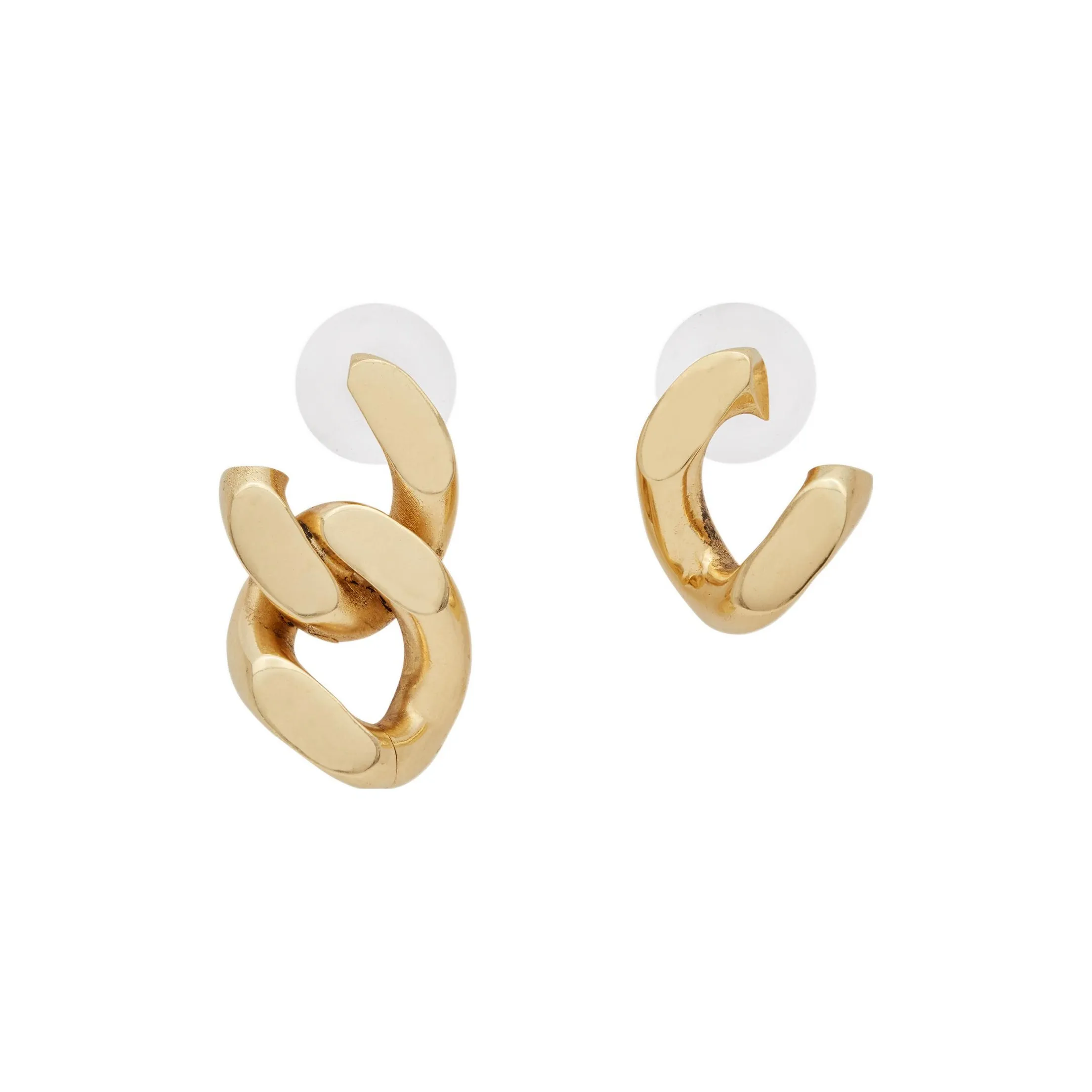 SAINT LAURENT Брасс Серьги Желтые Женские