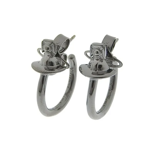 Vivienne Westwood Brass Earrings Женские Черный