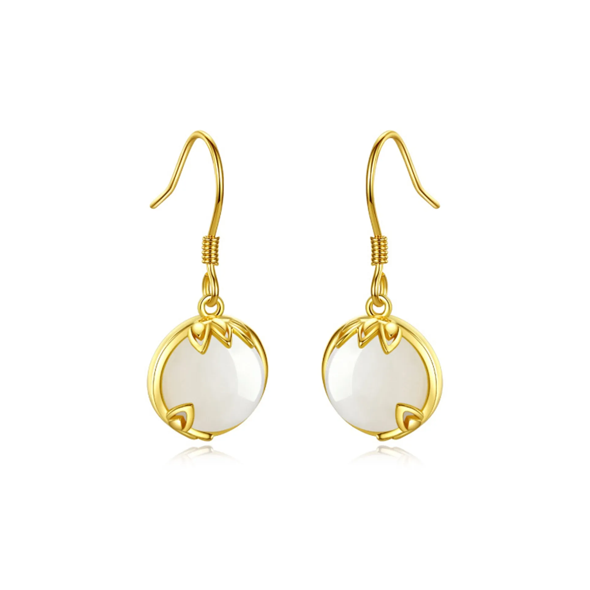 U＇VE Hetian Jade Hetian Jade Earrings Women's