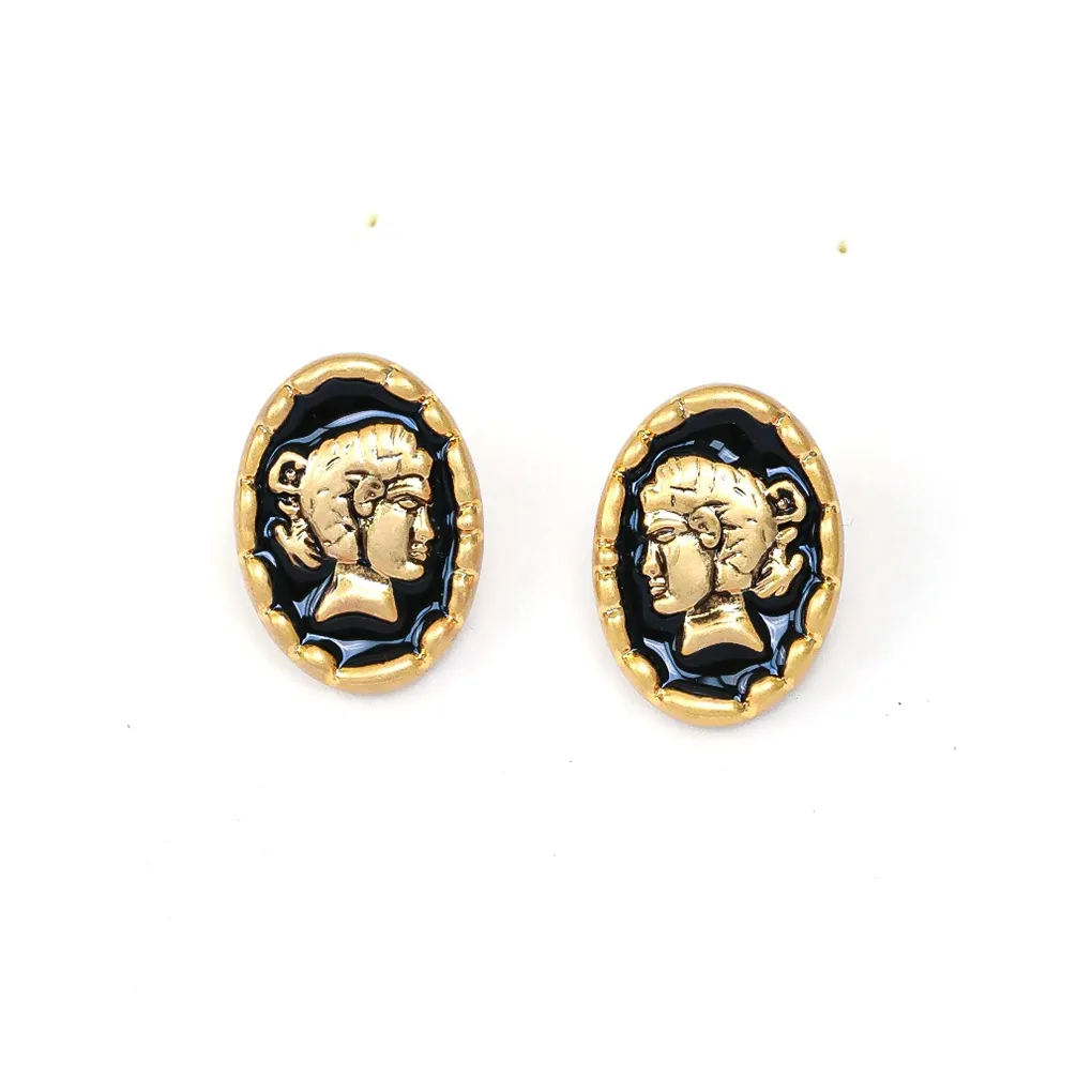 Fariya Серьги из меди с покрытием из 18-каратного золота женские