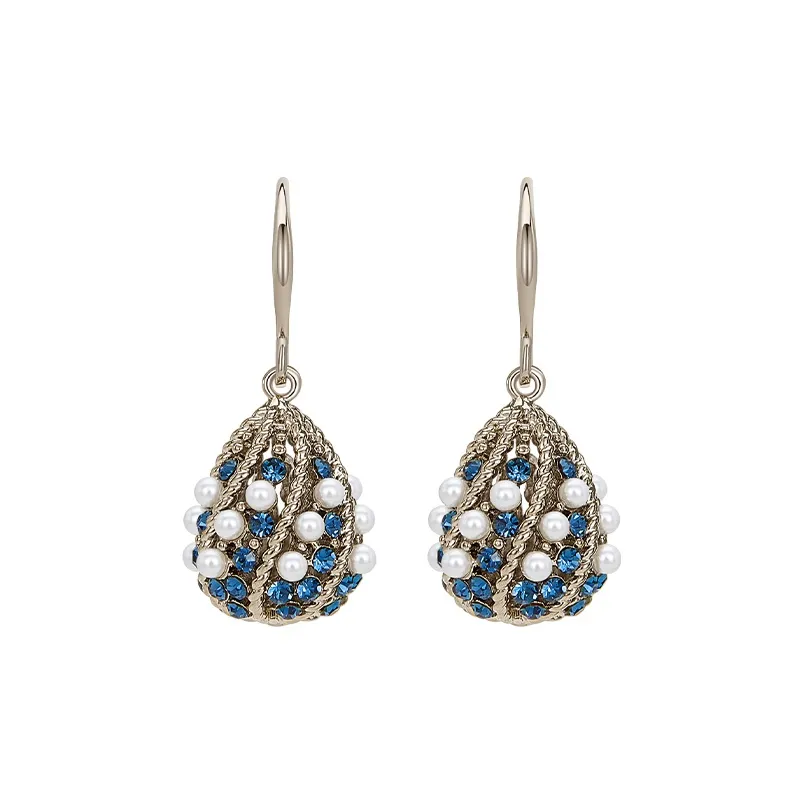 HMZ Серьги Синие Женские