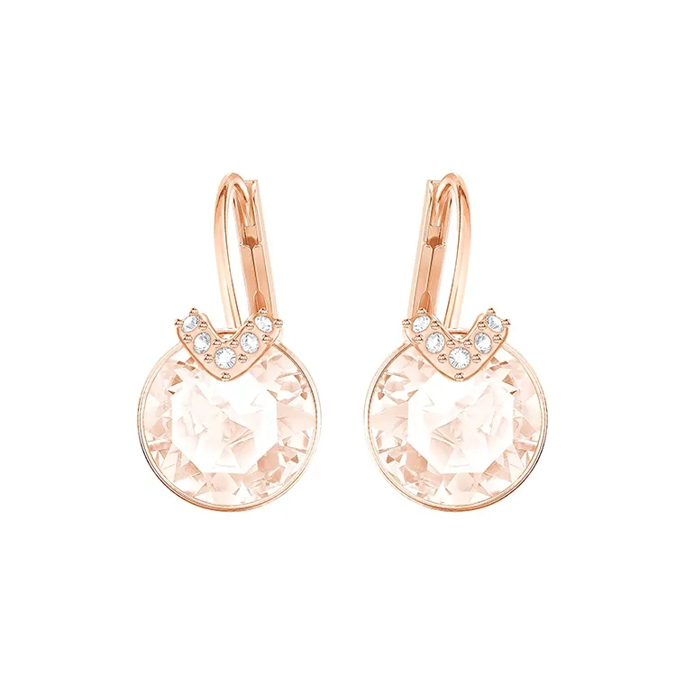 Swarovski Alloy Серьги Женские Rose Gold