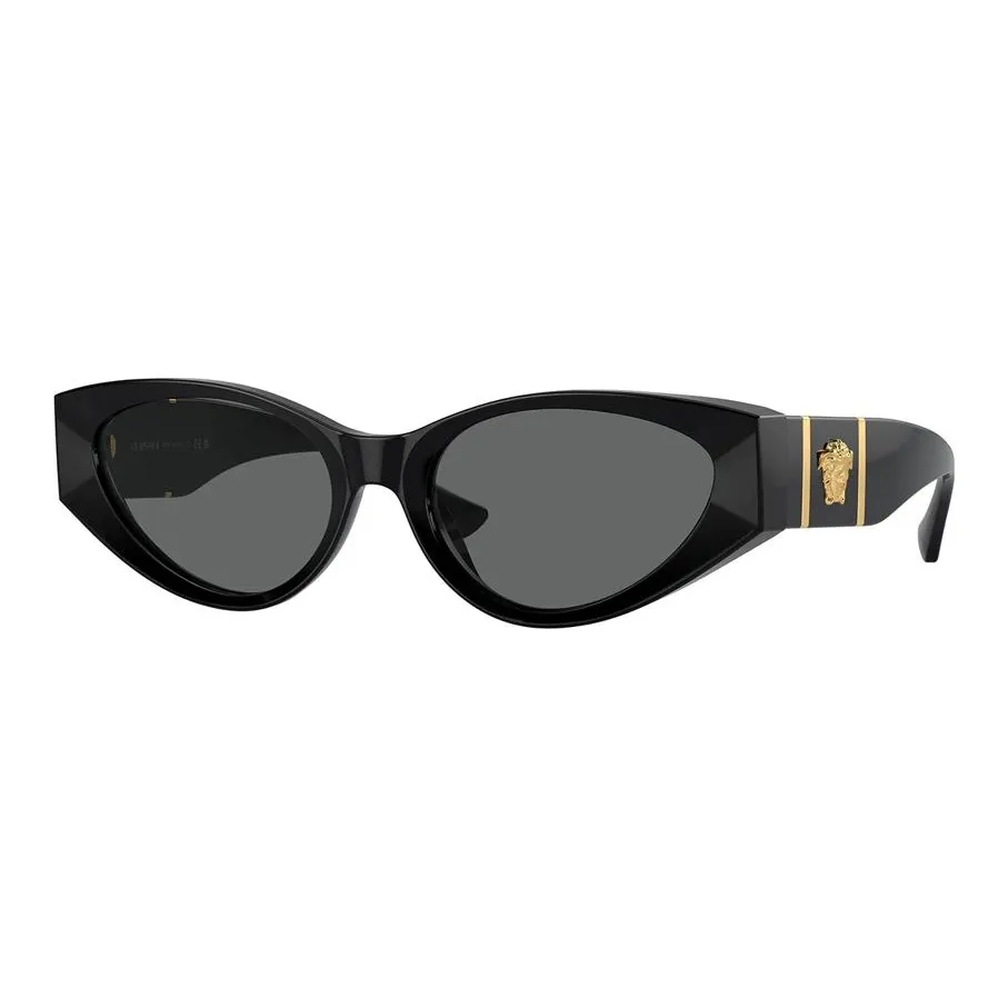 VERSACE Acetate Cat Eye Sunglasses Women's Black