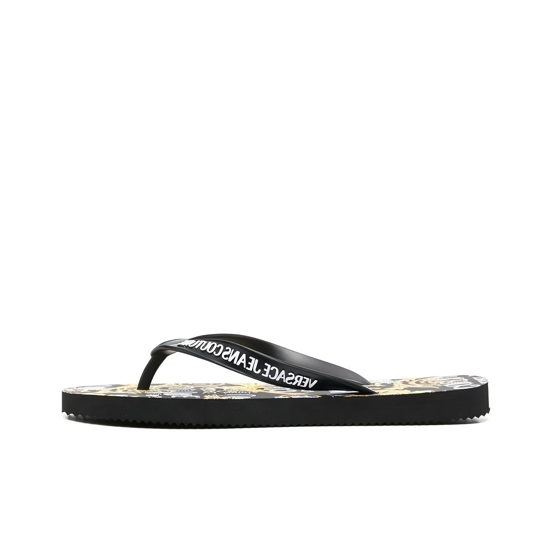 VERSACE JEANS Couture 'Barocco' Print Flip Flops
