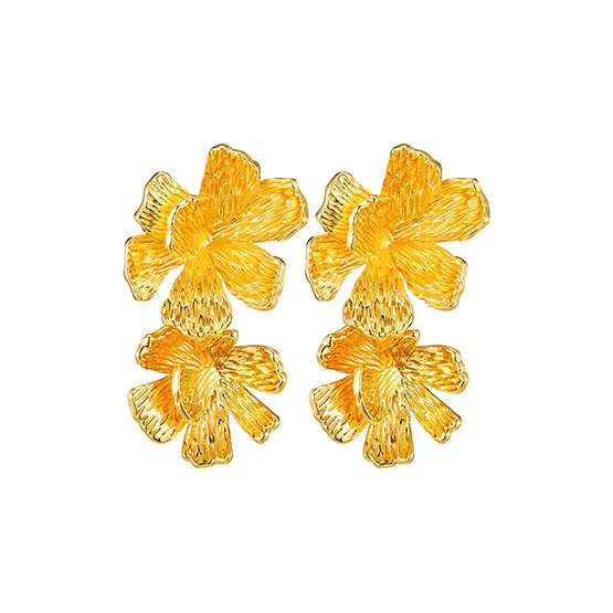 LILY LOTTY Серьги из сплава женские золотые