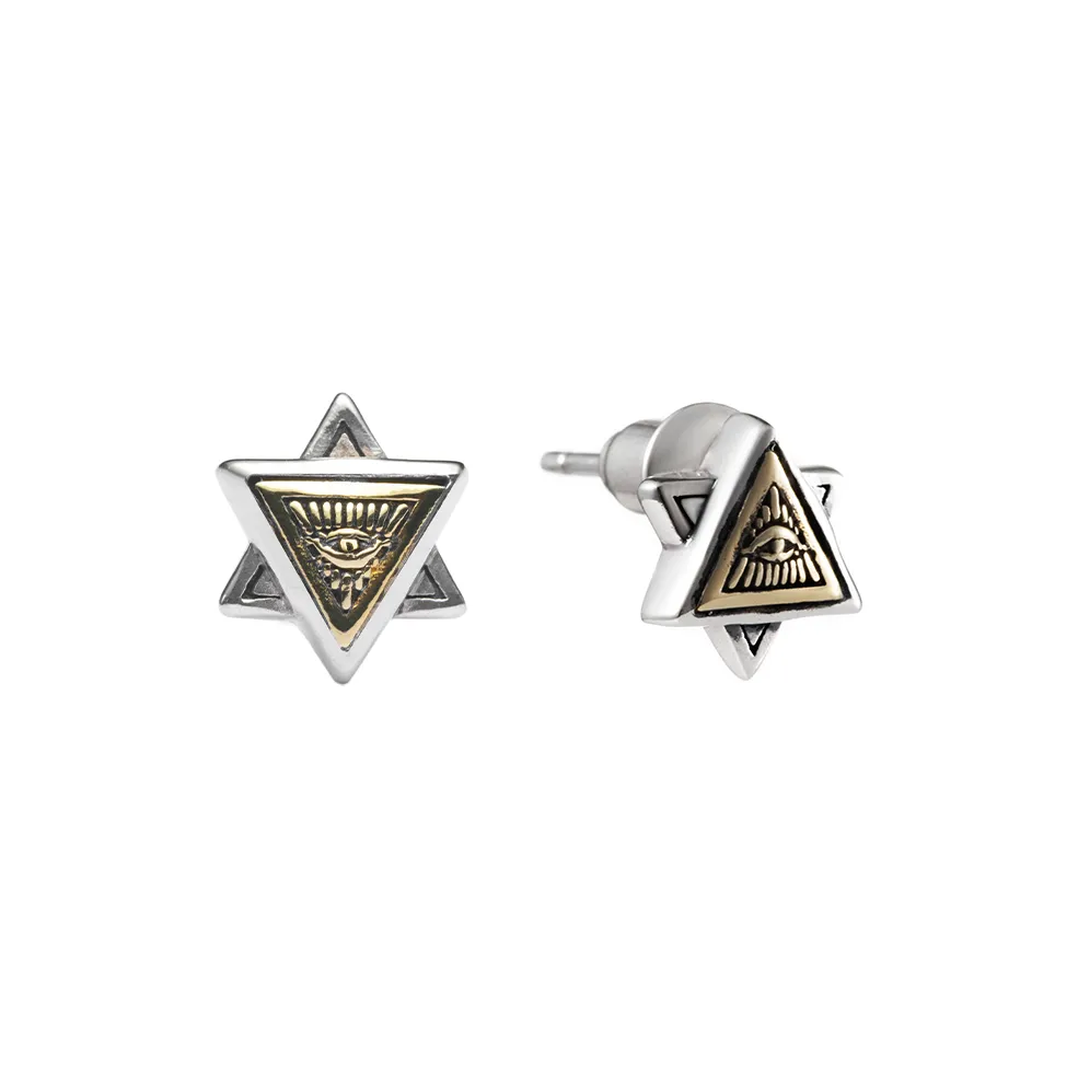 ROCK&RIDE 925 Sterling Silver Earrings Unisex