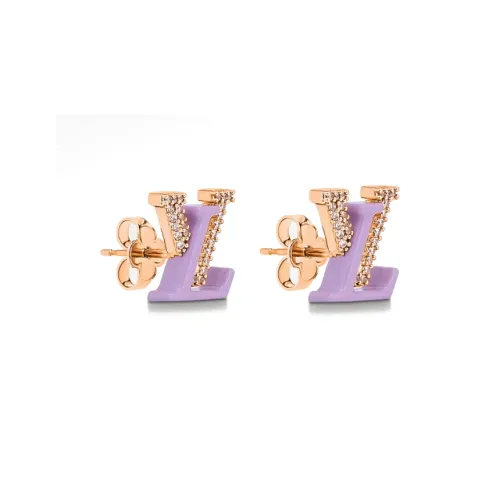LOUIS VUITTON ICONIC Серьги Фиолетовый Женские