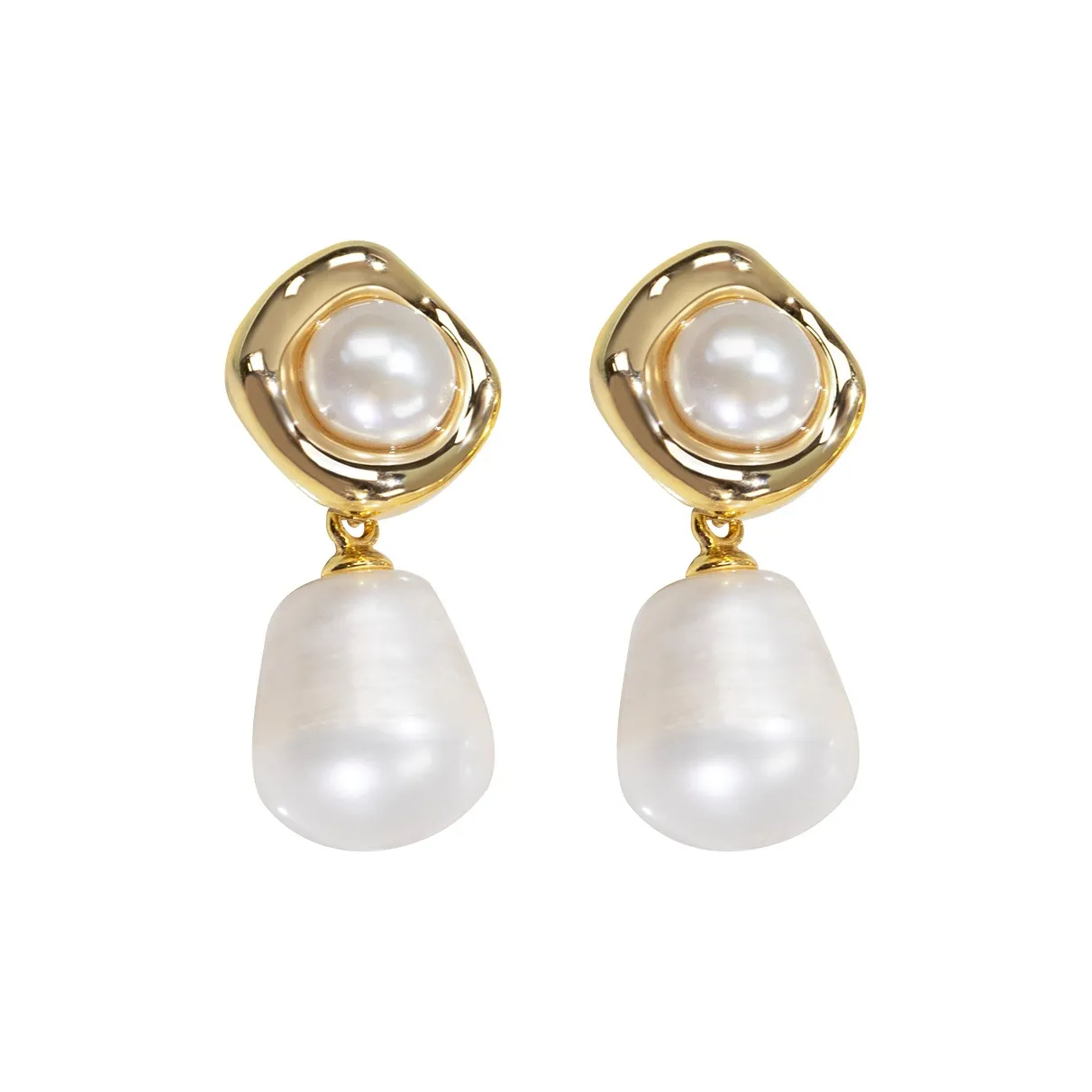 Серьги Sanpowa Shell Pearl женские