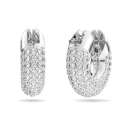 Swarovski Dextera Crystal embellished Hoop Earrings
