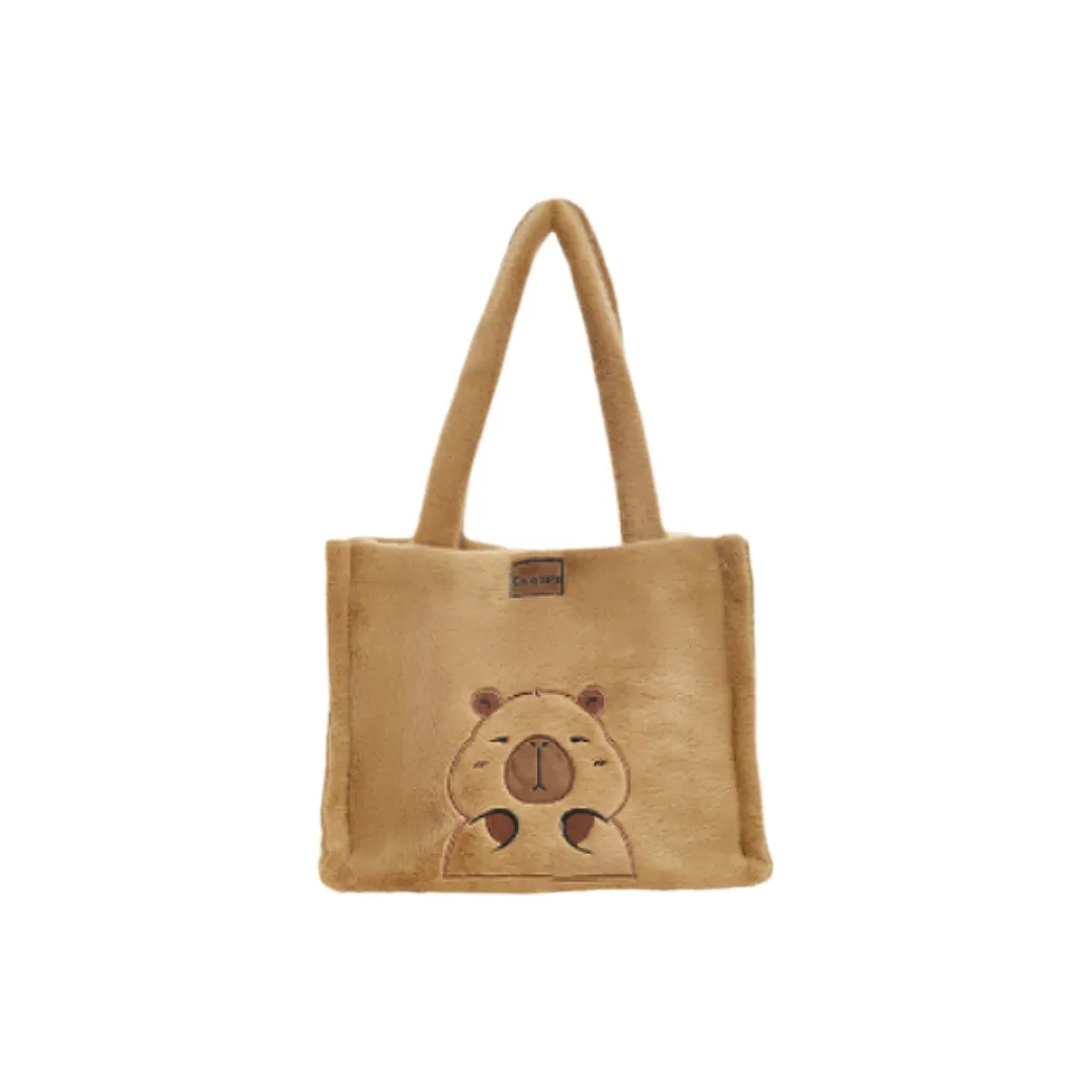 The Green Party Polyester Plush Shoulder Bag Tubas Unisex